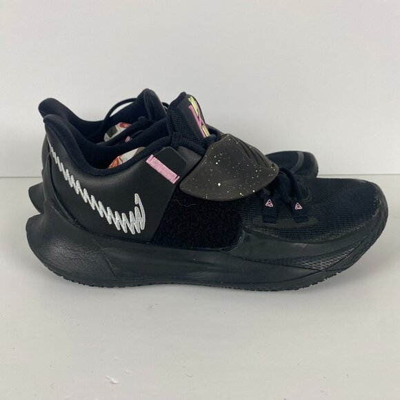 Nike Kyrie 3 Low Shoes Sneakers Men's Size 8 Black Metallic Silver Basketball - Picture 1 of 11